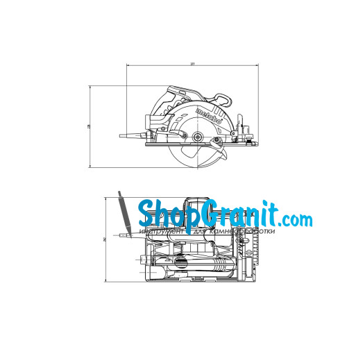 Ручна дискова пила Metabo KS 55 FS (600955500)