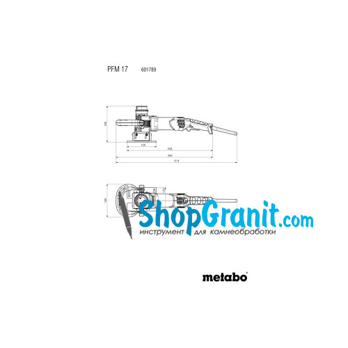 Торцева фреза по металу Metabo PFM 17 (601789500)