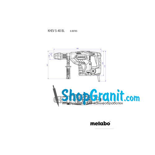 Комбінований перфоратор Metabo KHEV 5-40 BL (600765500)
