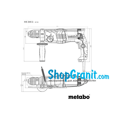 Комбінований перфоратор Metabo KHE 2845 Q (601740500)