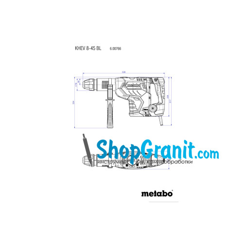 Комбінований перфоратор Metabo KHEV 8-45 BL (600766500)