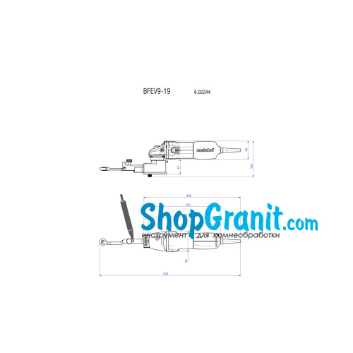 Стрічковий напилок Metabo BFE 9-20 Set (602244500)