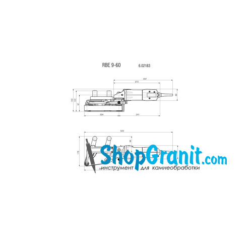 Стрічкова шліфмашина для труб Metabo RBE 9-60 Set (602183510)