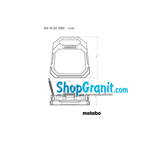 Акумуляторний прожектор Metabo BSA 18 LED 10000 (601506850)