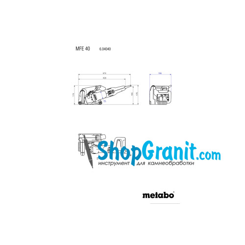 Штроборез Metabo MFE 40 (604040500)
