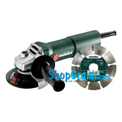 Кутова шліфмашина (болгарка) Metabo W 750-115 Set