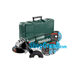 Кутова шліфмашина (болгарка) Metabo W 750-125 Set