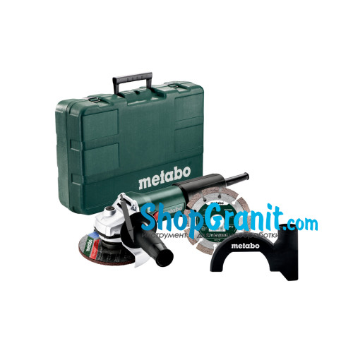 Кутова шліфмашина (болгарка) Metabo WEV 850-125 Set (603611510)