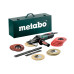 Кутова шліфмашина (болгарка) з плоским корпусом редуктора Metabo WEVF 10-125 Quick Inox Set (613080500)