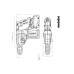 Акумуляторний перфоратор Metabo KH 18 LTX BL 28 Q (601715660)