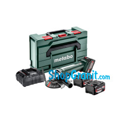Акумуляторна кутова шліфмашина (болгарка) Metabo W 18 L 9-125 Quick Set