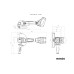 Акумуляторна кутова шліфмашина (болгарка) Metabo WB 18 LTX BL 180 (613087840)