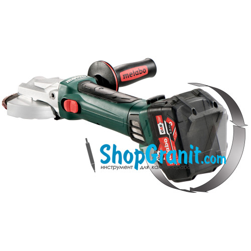Акумуляторна кутова шліфмашина (болгарка) Metabo WF 18 LTX 125 Quick (601306840)