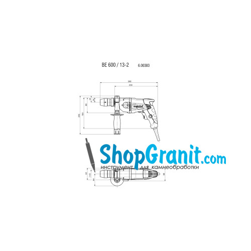 Дриль Metabo BE 600/13-2 (600383000)