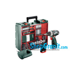 Акумуляторний дриль-шуруповерт Metabo PowerMaxx BS Set
