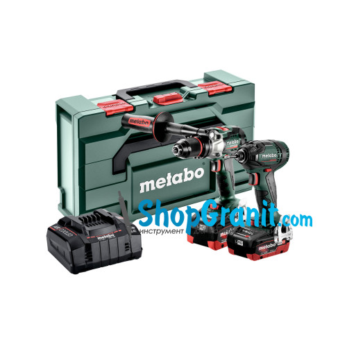 Акумуляторний інструмент в комплекті Metabo Combo Set 2.1.15 18 V BL (685184000)