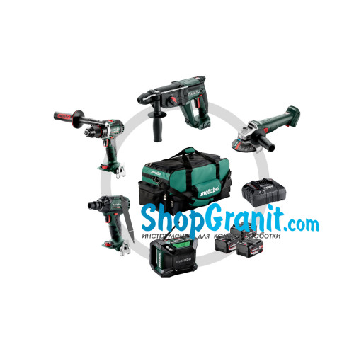 Аккумуляторный инструмент в комплекте Metabo Combo Set 5.2 (685213000)
