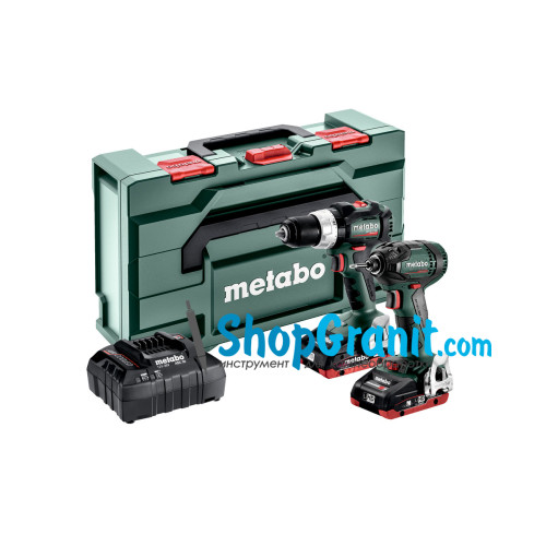 Акумуляторний інструмент в комплекті Metabo Combo Set 2.1.12 18 V BL LiHD (685124000)