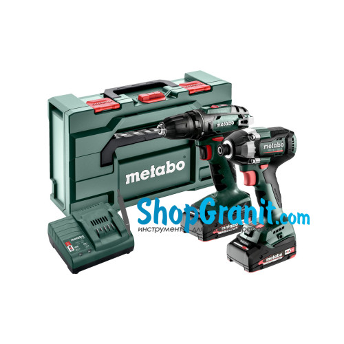 Акумуляторний інструмент в комплекті Metabo Combo Set 2.8.1 18V (685193000)