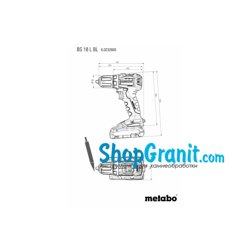 Акумуляторний інструмент в комплекті Metabo Combo Set 3.1.1 18 V (691174000)