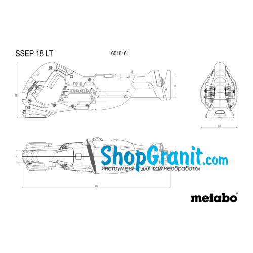 Аккумуляторный инструмент в комплекте Metabo Combo Set 6.1 (685211000)