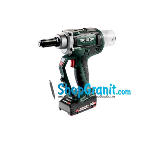 Акумуляторний заклепувальний пістолет Metabo NP 18 LTX BL 5.0 (619002500)