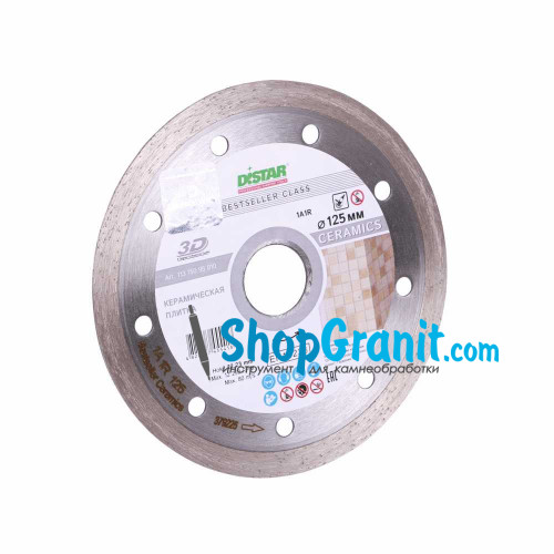 Коло алмазне відрізне 1A1R 125x1,5x8x22,23 Bestseller Ceramics (керамічна плитка настінна, керамічна плитка підлогова) - ShopGranit