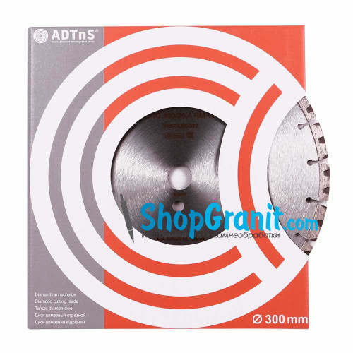 Алмазний вiдрiзний круг, диск ADTnS 1A1RSS/C3-H 300x3,2/2,2x10x25,4-22 F4 CHG 300/25,4 RM-W -34320065022- Цегла, Бетон армований