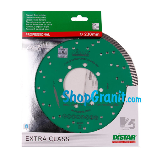 Алмазный отрезной круг, диск DiStar 1A1R Turbo 232x2,5x12x70+8 Elite Max -10170127019- Гранит