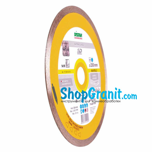 Алмазний вiдрiзний круг, диск DiStar 1A1R 200x1,6x10x25,4 Marble -11120053015- Граніт, Мармур
