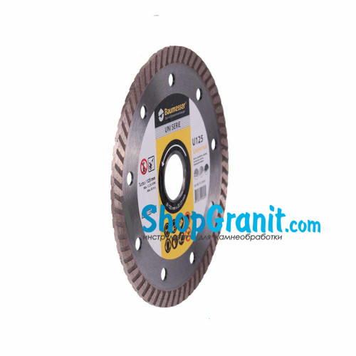 Круг алмазний 1A1R Turbo 125x1,8x8x22,23 Baumesser Universal -90215129010- Граніт, Цегла