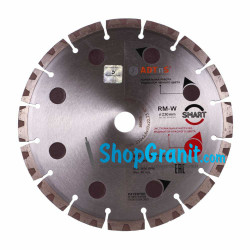 Алмазный отрезной круг, диск ADTnS 1A1RSS/C3-H 230x2,6/1,8x10x22,23-16 CHH 230/22,23 RM-W Smart