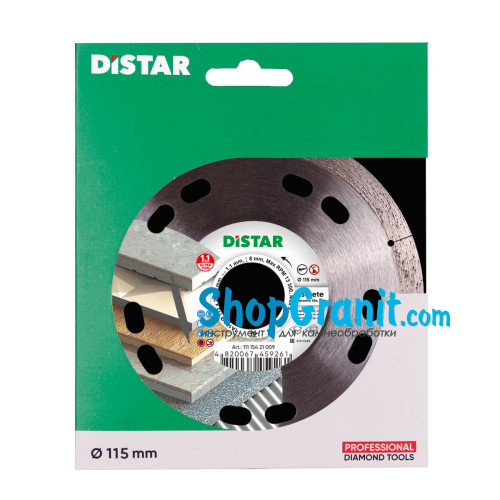 Круг алмазный отрезной Distar 1A1R 115x1,1/0,8x8x22,23 Esthete -11115421009- Керамика, Керамогранит