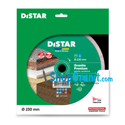 Круг алмазний вiдрiзний Distar 1A1R 230x1,9x10x25,4 Granite Premium -11320061017- Граніт, Мармур