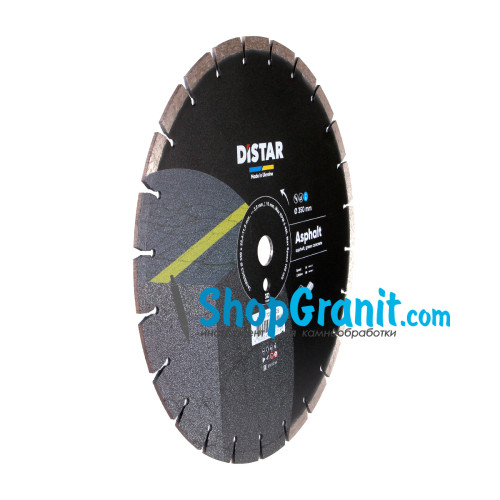 Круг алмазный отрезной Distar 1A1RSS 350 Asphalt -10170085105- Бетон свежеуложенный, Асфальт
