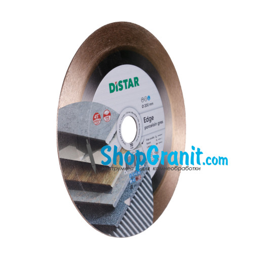 Круг алмазный отрезной Distar 1A1R 200x1,4/1/1,6x25x25,4 Edge -11120421015- Керамогранит, Керамика, Мрамор