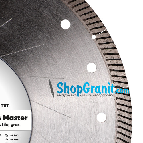 Круг алмазный отрезной Distar 1A1R 230x1,6/1,2x10x22,23/H Gres Master -81120528026- Керамогранит, Керамика