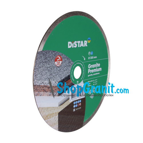 Круг алмазний вiдрiзний Distar 1A1R 300x2,4x10x32 Granite Premium -11327061022- Граніт, Мармур