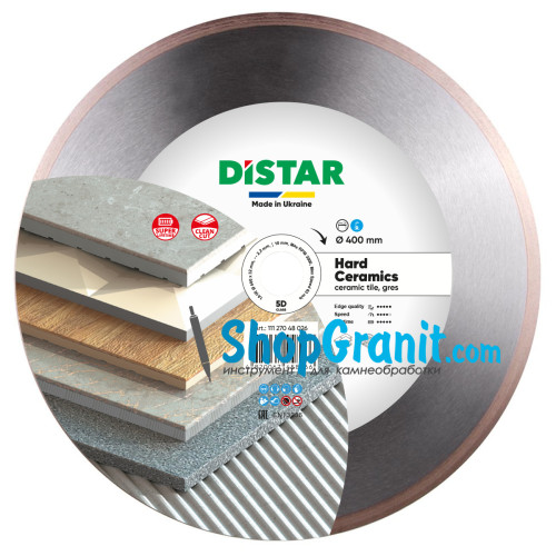 Круг алмазний вiдрiзний Distar 1A1R 400x2,2/1,8x10x32 Hard ceramics -11127048026- Кераміка, Керамограніт