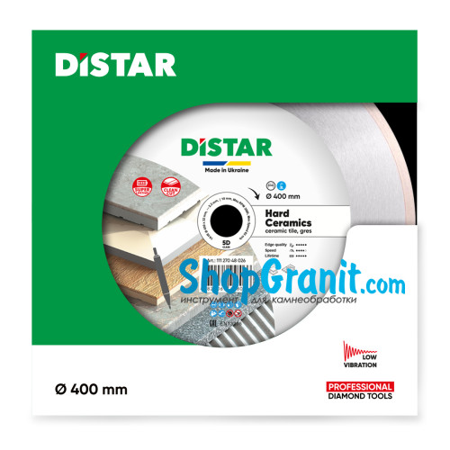 Круг алмазний вiдрiзний Distar 1A1R 400x2,2/1,8x10x32 Hard ceramics -11127048026- Кераміка, Керамограніт