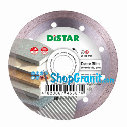 Круг алмазный отрезной Distar 1A1R 115x1,2/1,0x8x22,23 Decor Slim