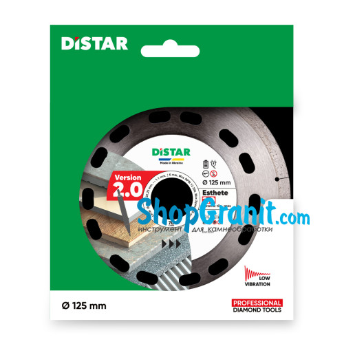 Круг алмазный отрезной Distar 1A1R 125x1,1/0,9x6x22,23 Esthete 2.0 -10126024010- Керамика, Керамогранит