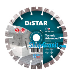 Круг алмазный отрезной Distar 1A1RSS/C3 180x2,6/1,8x12x22,23-14-HIT Technic Advanced
