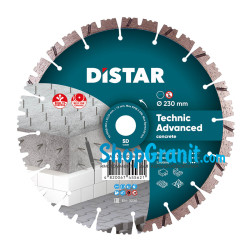 Круг алмазный отрезной Distar 1A1RSS/C3 232x2,6/1,8x12x22,23-16-HIT Technic Advanced