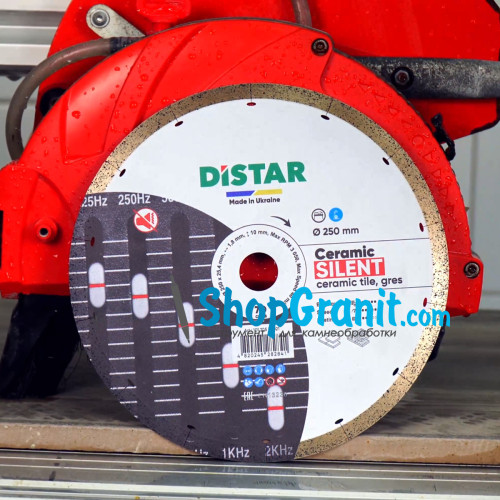 Круг алмазный отрезной Distar 1A1R 250x1,8x10x25,4 Ceramic Silent -10170516021- Гранит, Керамогранит, Керамика