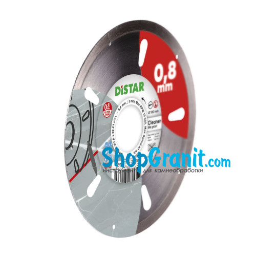 Круг алмазный отрезной Distar 1A1R 101,6x0,8/0,5x5x22,23 Cleaner -11115421006- Керамика, Керамогранит