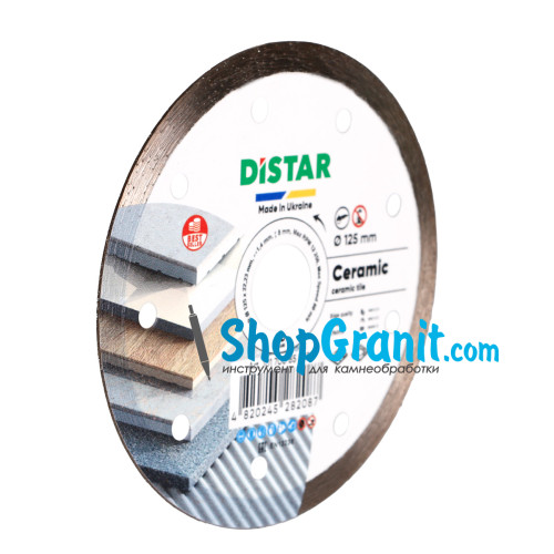 Круг алмазний вiдрiзний Distar 1A1R 125x1,4x8x22,23 Ceramic -10170085073- Кераміка