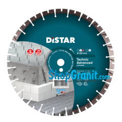 Круг алмазный отрезной Distar 1A1RSS/C3 350x3,5/2,5x15x25,4-(11,5)-24-HIT Technic Advanced
