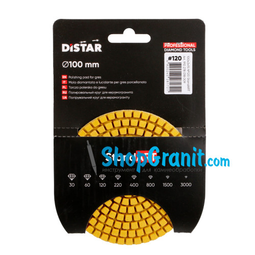 Круг Distar 100x3x15 №120 StandART -910278018009- Кераміка, Керамограніт