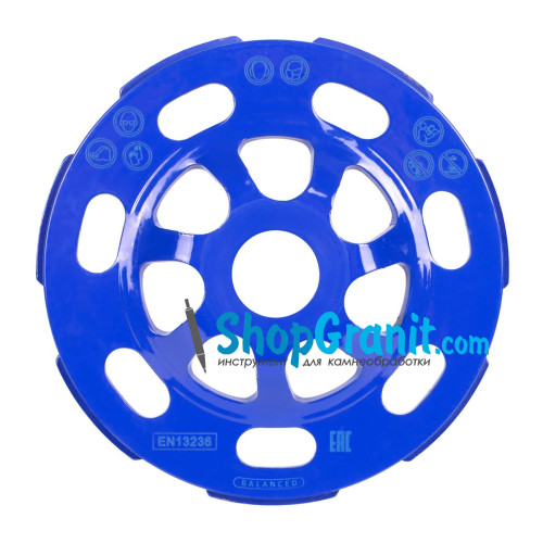 Фреза алмазна Distar DGS-W 125/22,23-7 Grindex -16915387010- Бетон неармований